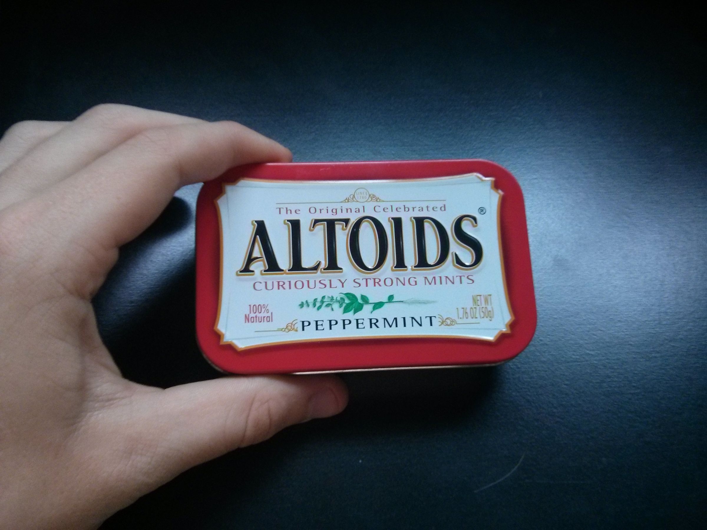 Original Altoids survival tin