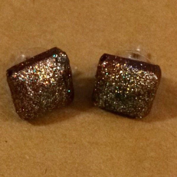 Shimmer Stud Earrings