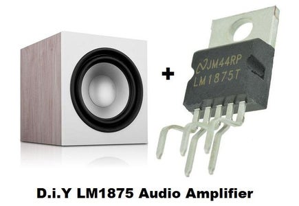 LM1875 Audio Amplifier - Component Selection.
