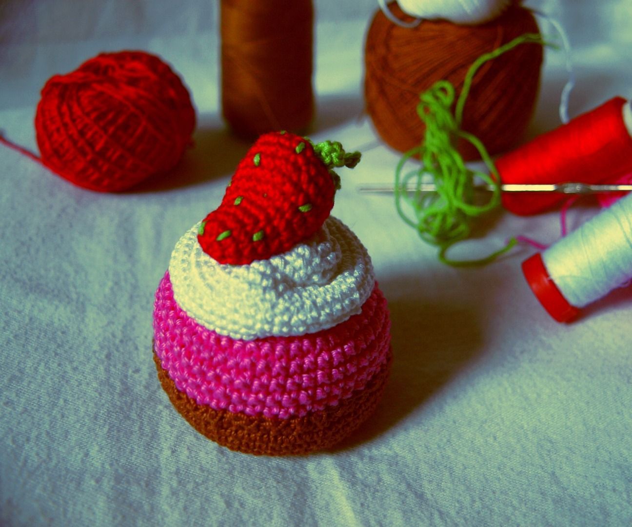 Amigurumi Sweet Cupcake
