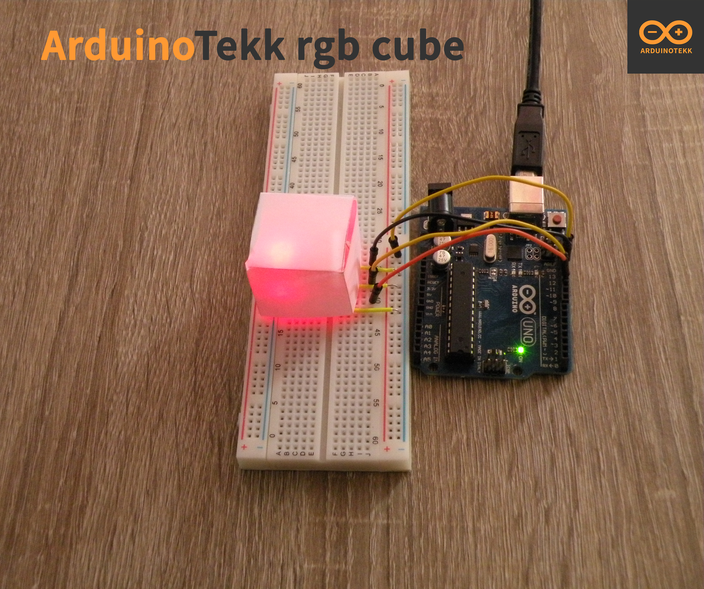Make a RGB CUBE With Normal Led's !!!
