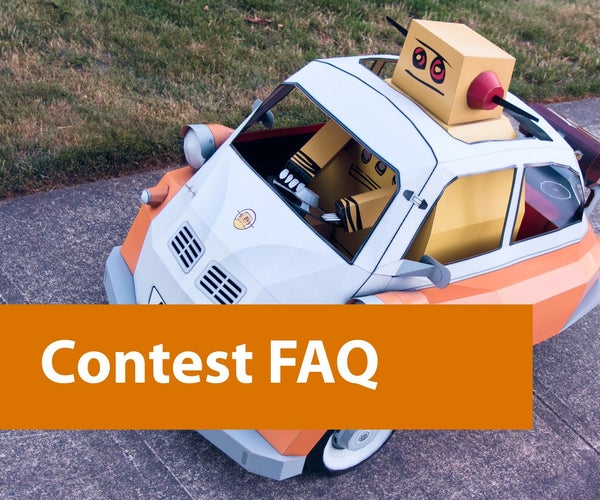 Instructables Contest FAQ