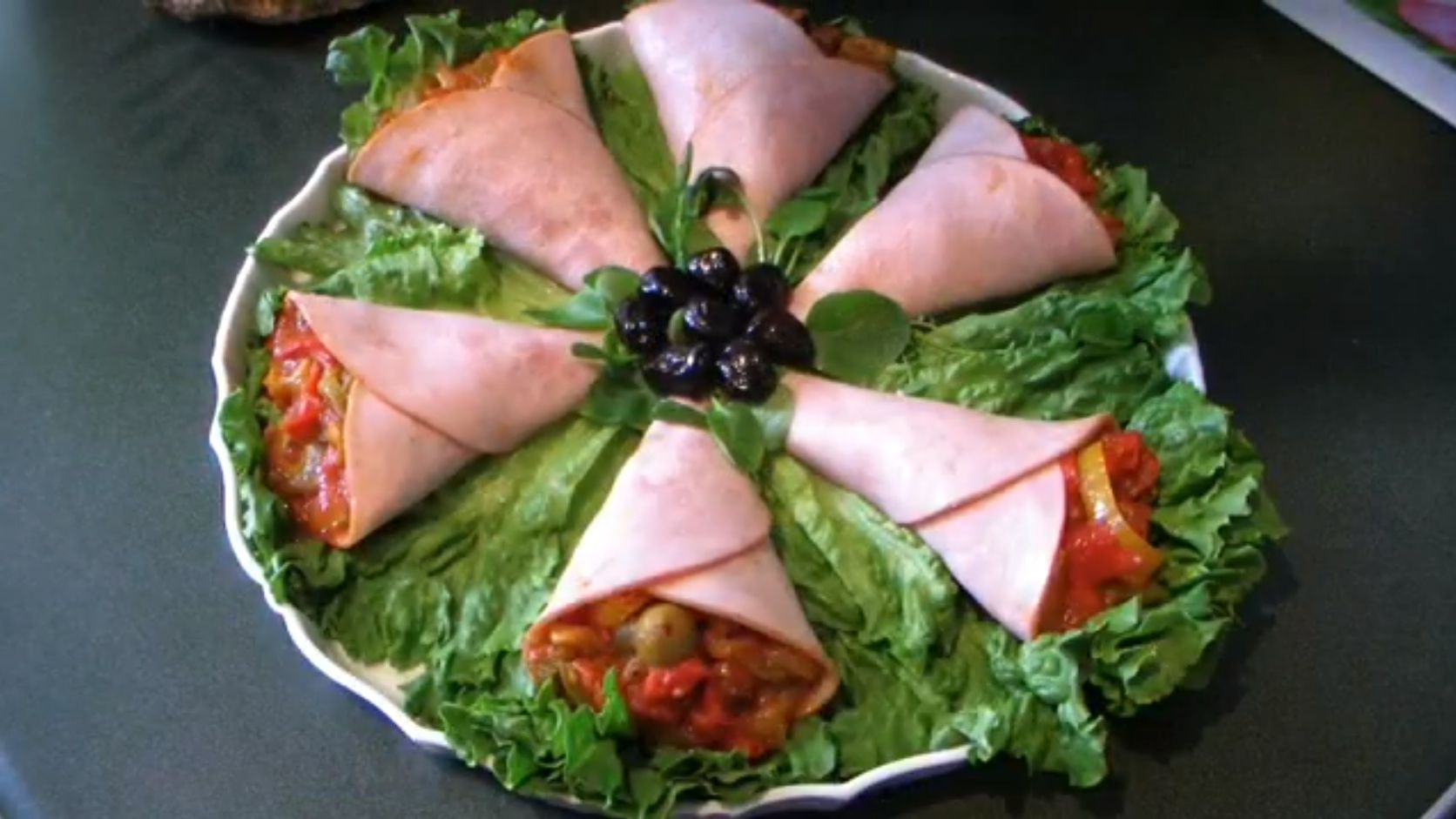 How to Make a Stuffed Cone Shaped Ham.