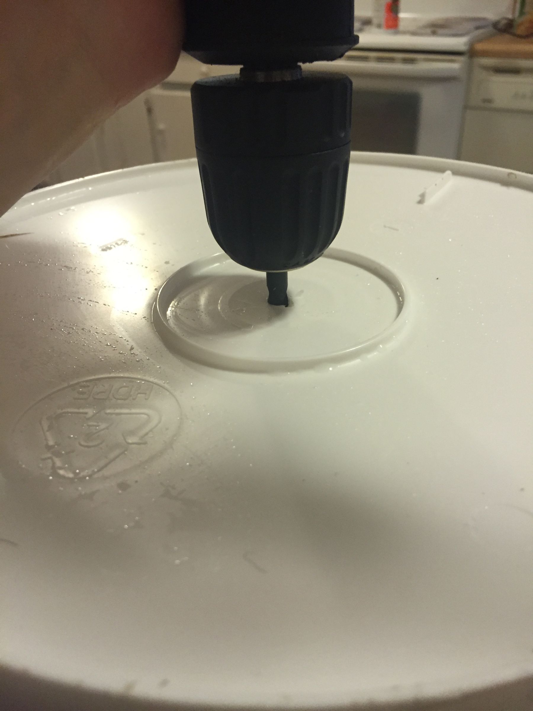 how do you make a chicken water bucket