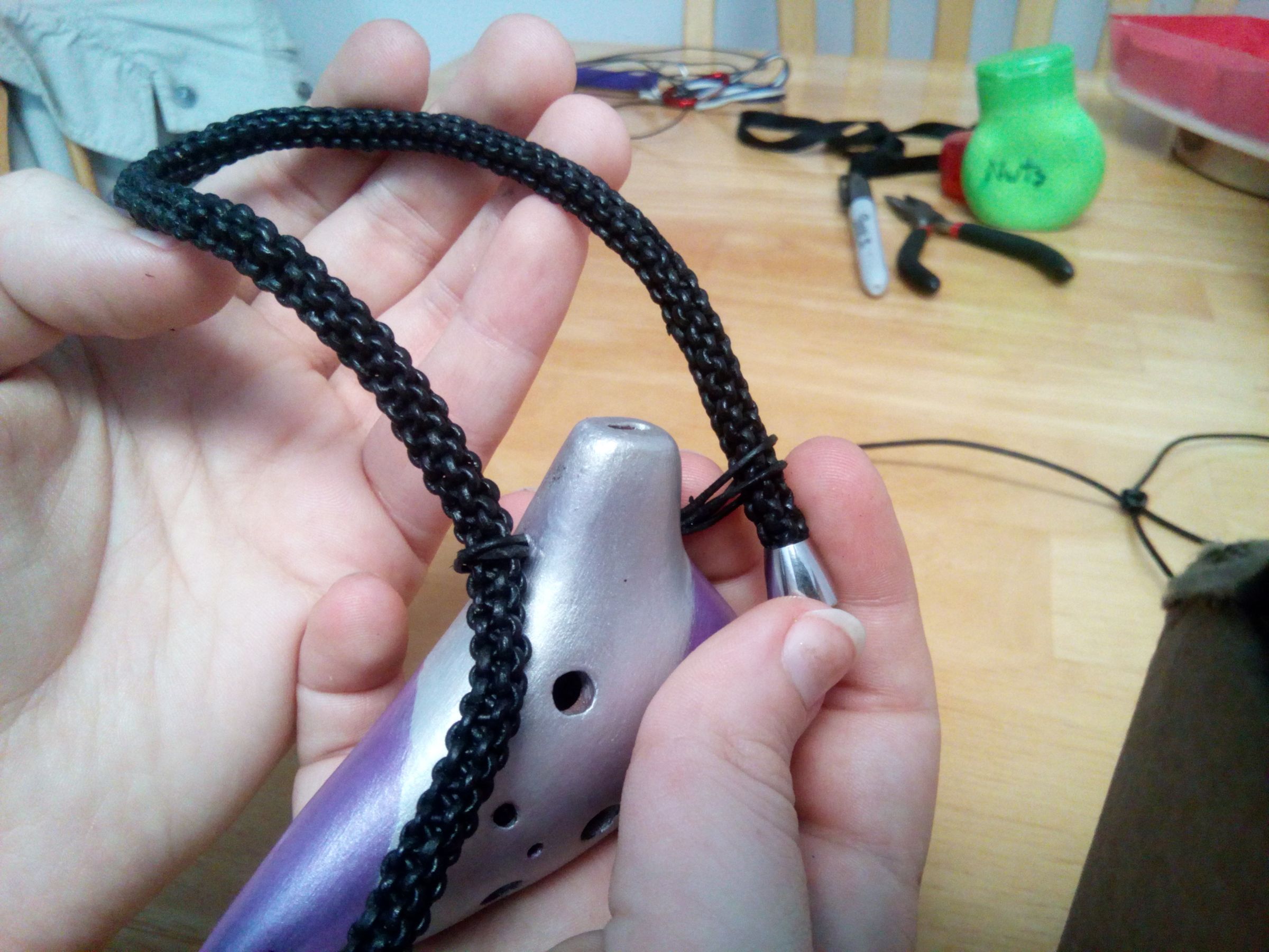 Woven Leather Necklace Cord 13 Steps (with Pictures) Instructables