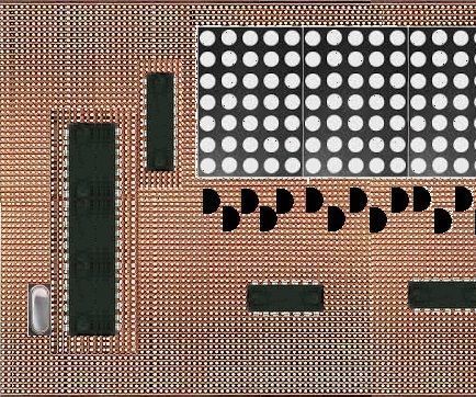 SMS to Moving Message Display With an AT89C52