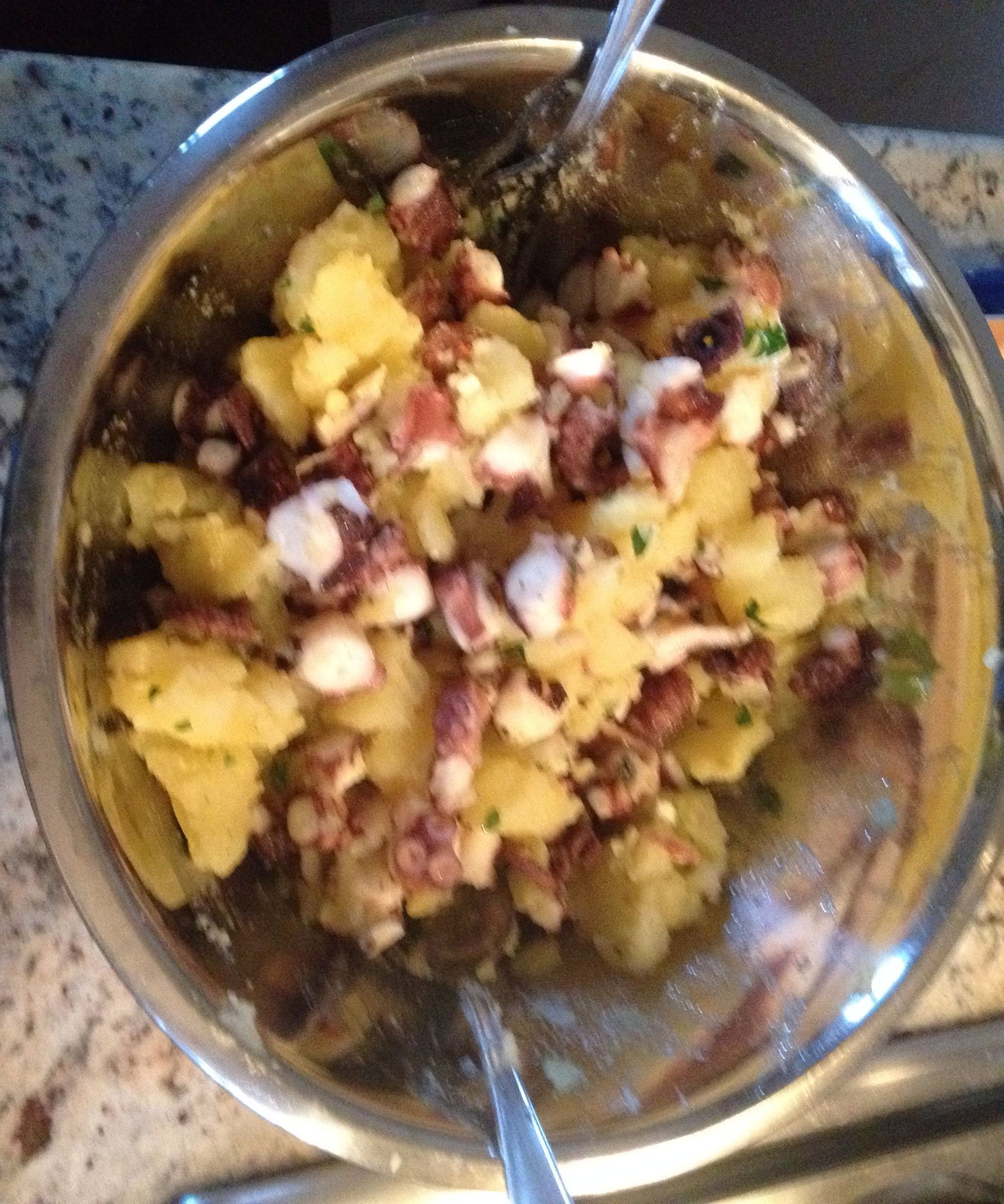 Octopus With Potatoes Salad