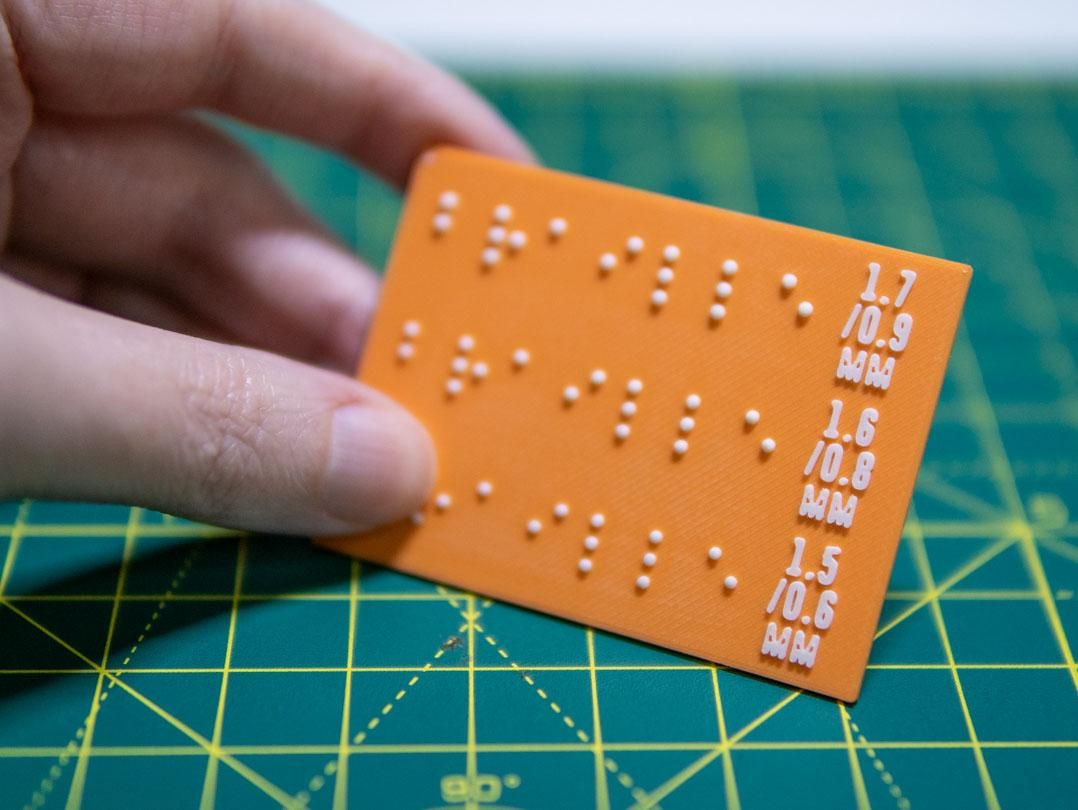 Easy 3D Printed Braille to Add to Everything! : 10 Steps (with Pictures ...