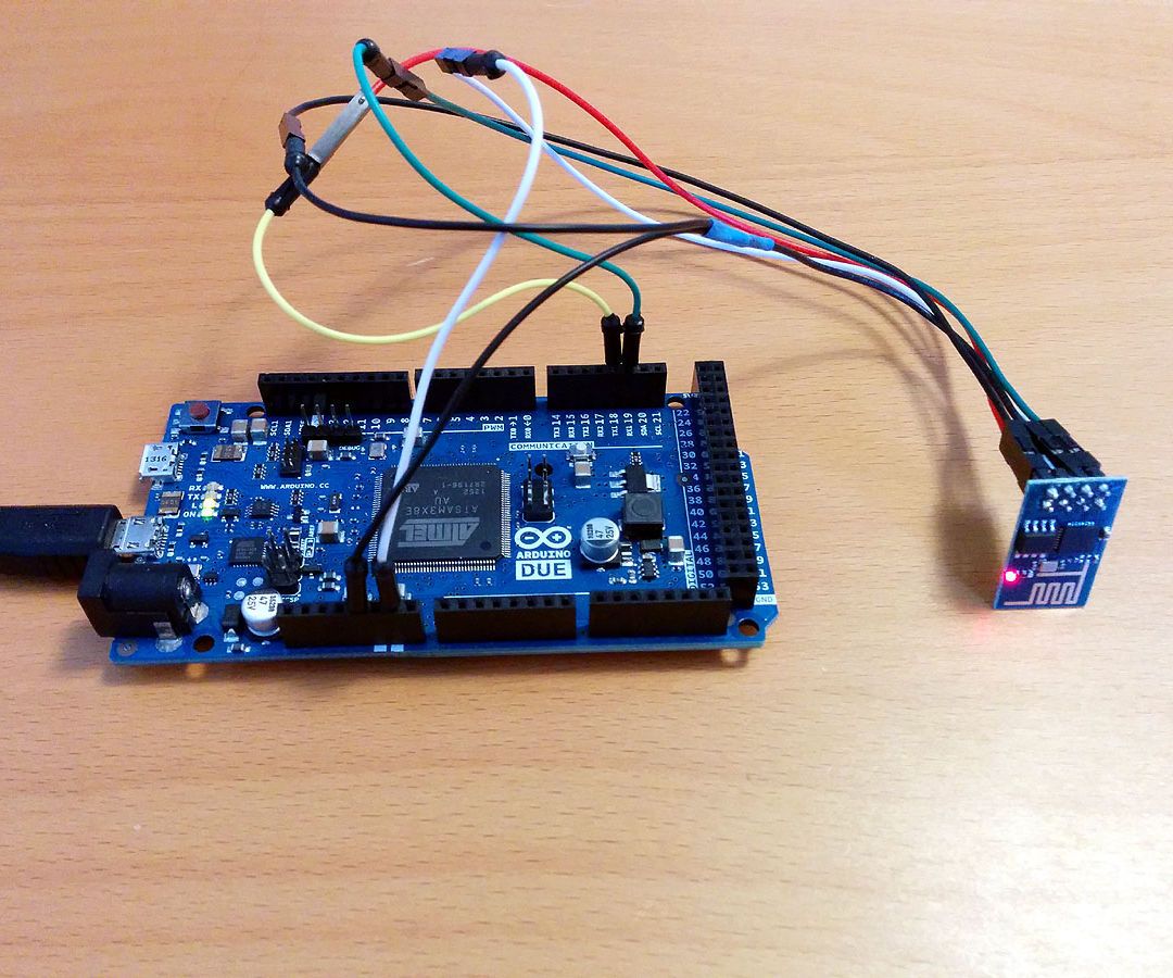 Use Arduino Due to program and test ESP8266
