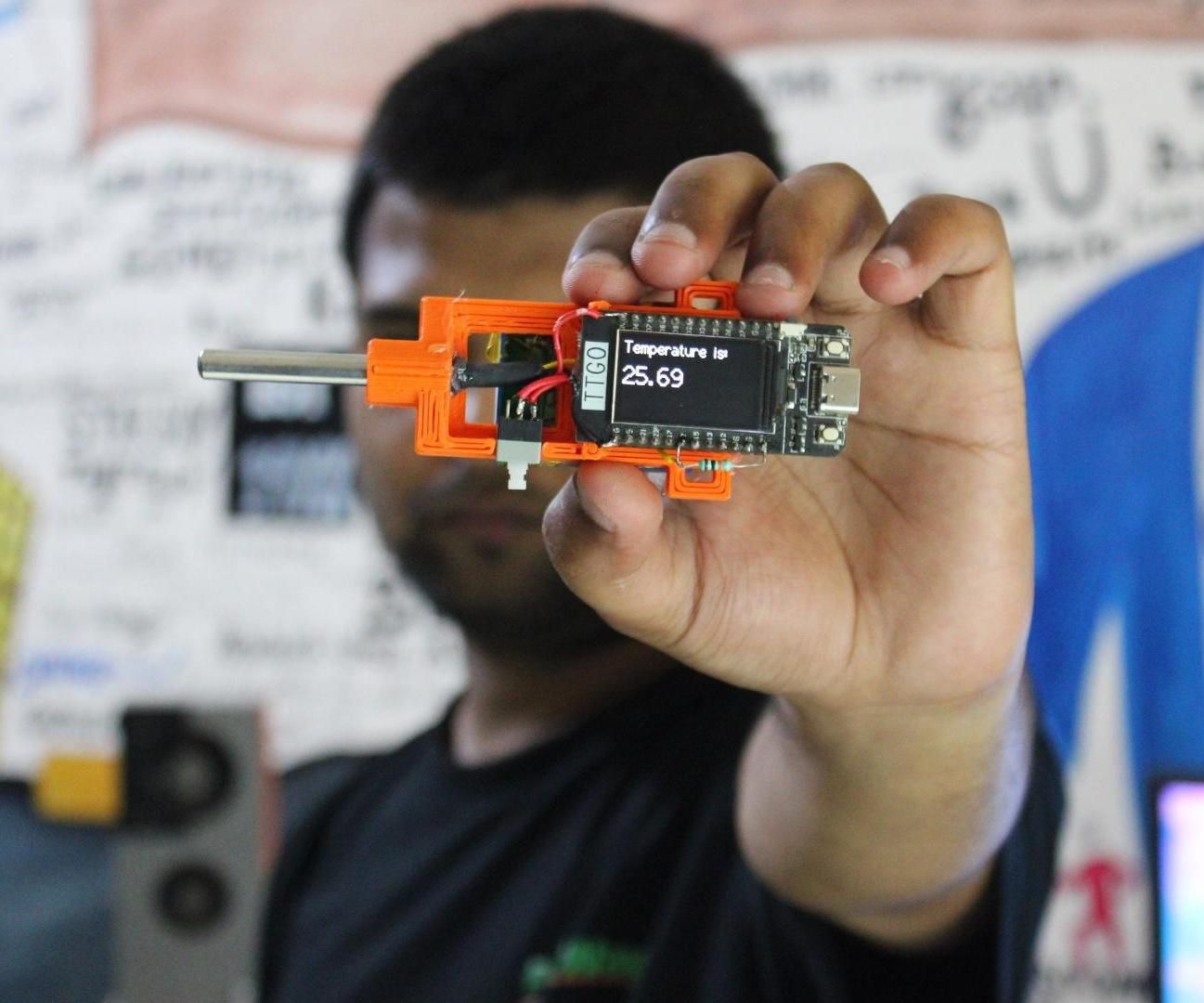 DIY Thermometer With TTGO T Display and DS18B20