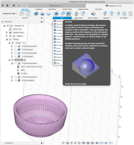 Create Toolpath for Round Shape