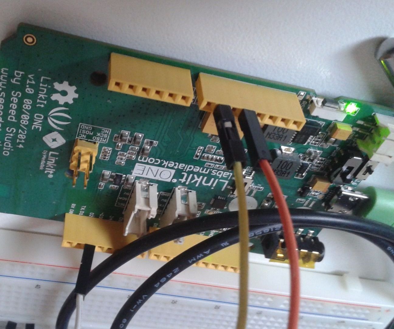 Linkit One OneWire DS18B20