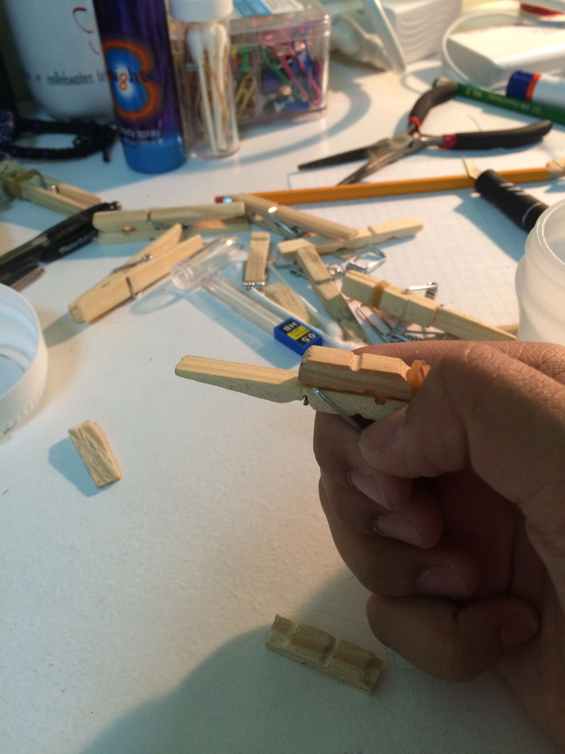 How to Make a Clothespin Gun EASY 12 Steps Instructables