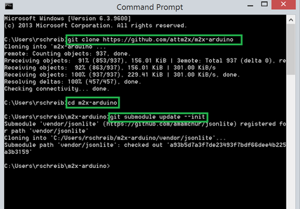 Getting M2X on Arduino IDE