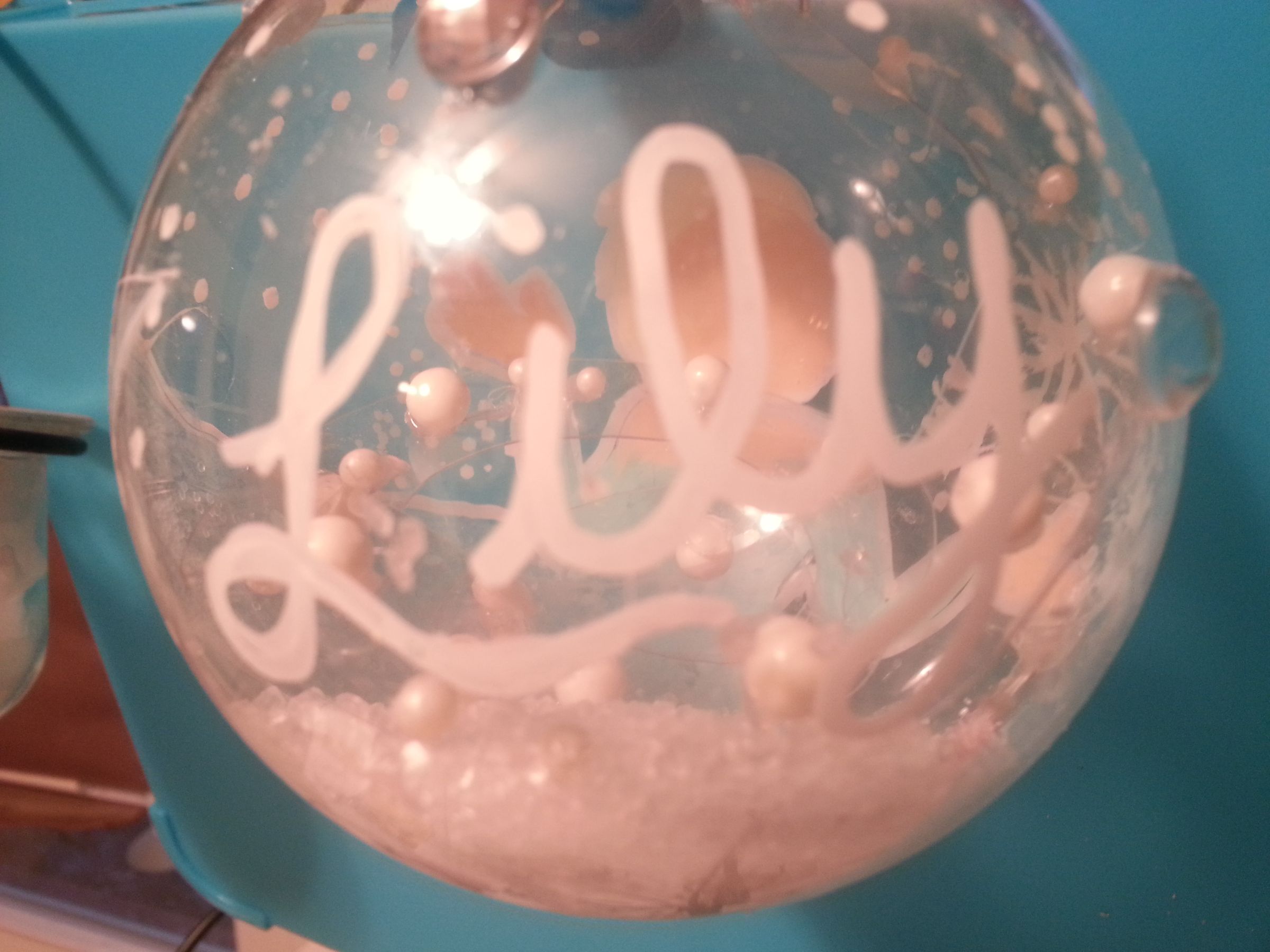 Personalized Frozen Ornament