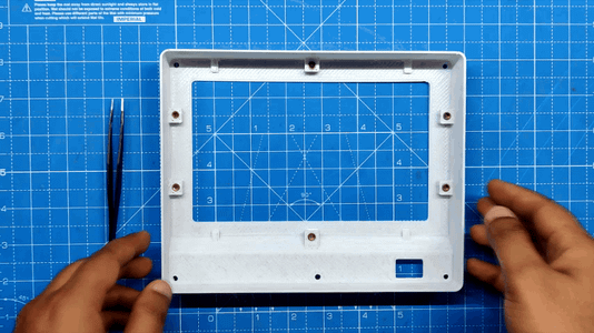 Adding Threaded Inserts: FRONT SECTION