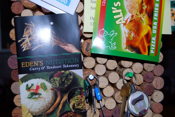 Notice Board Made With Wine Corks