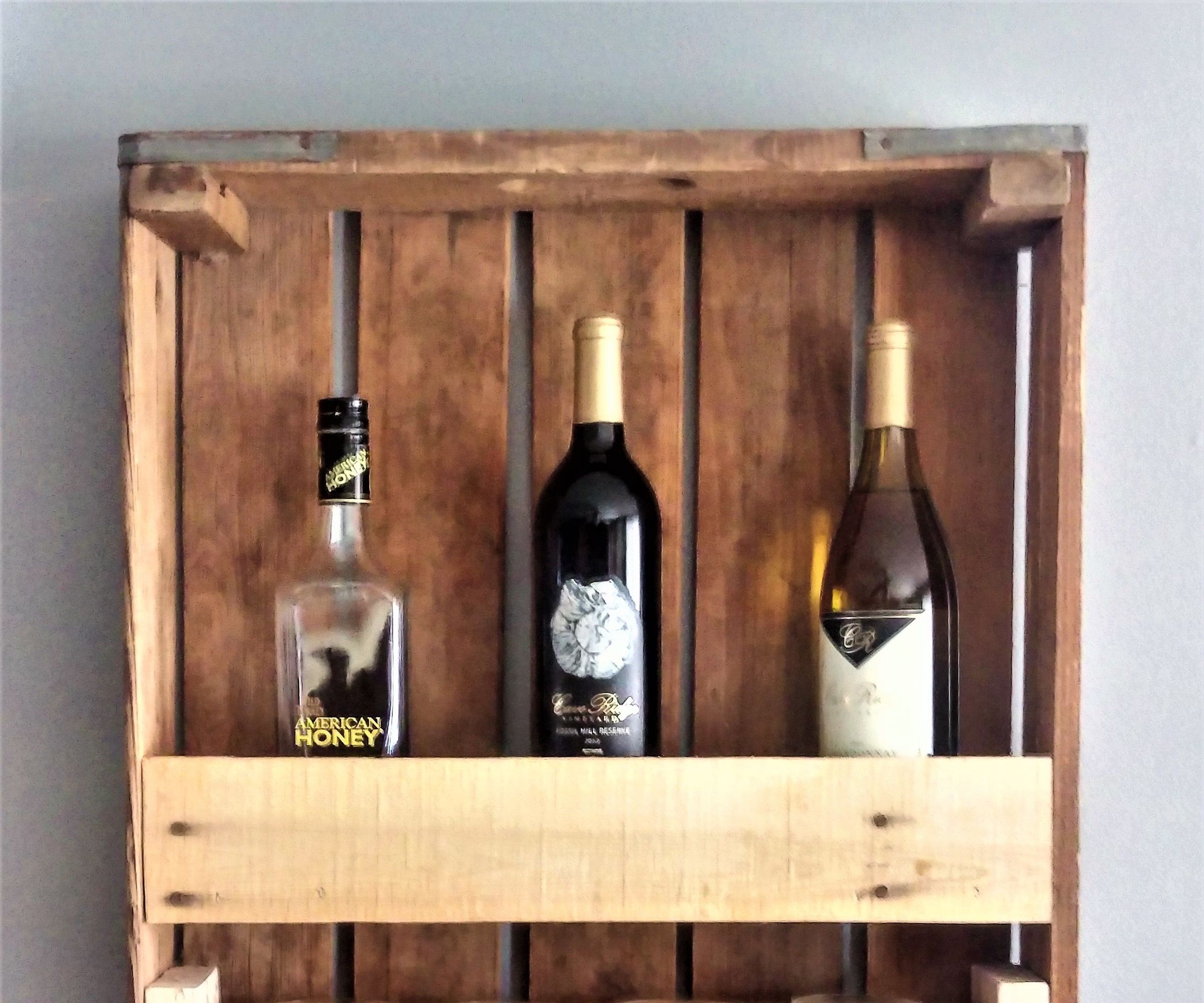 BCW Reclaimed Wine Shelf/Rack