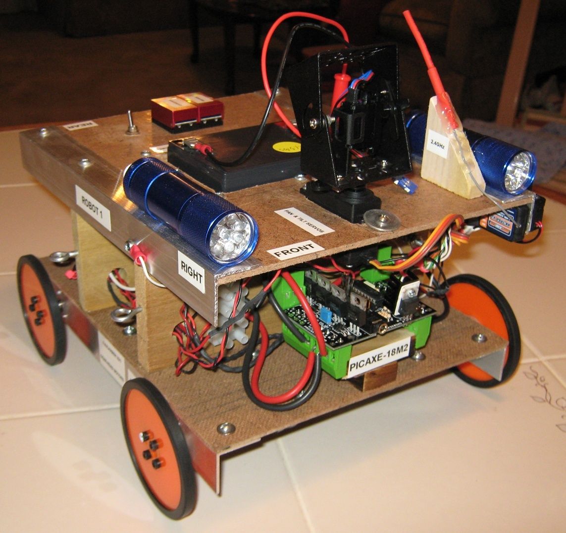 Robot 1: "Little Jimmy" based on PICAXE-18M2