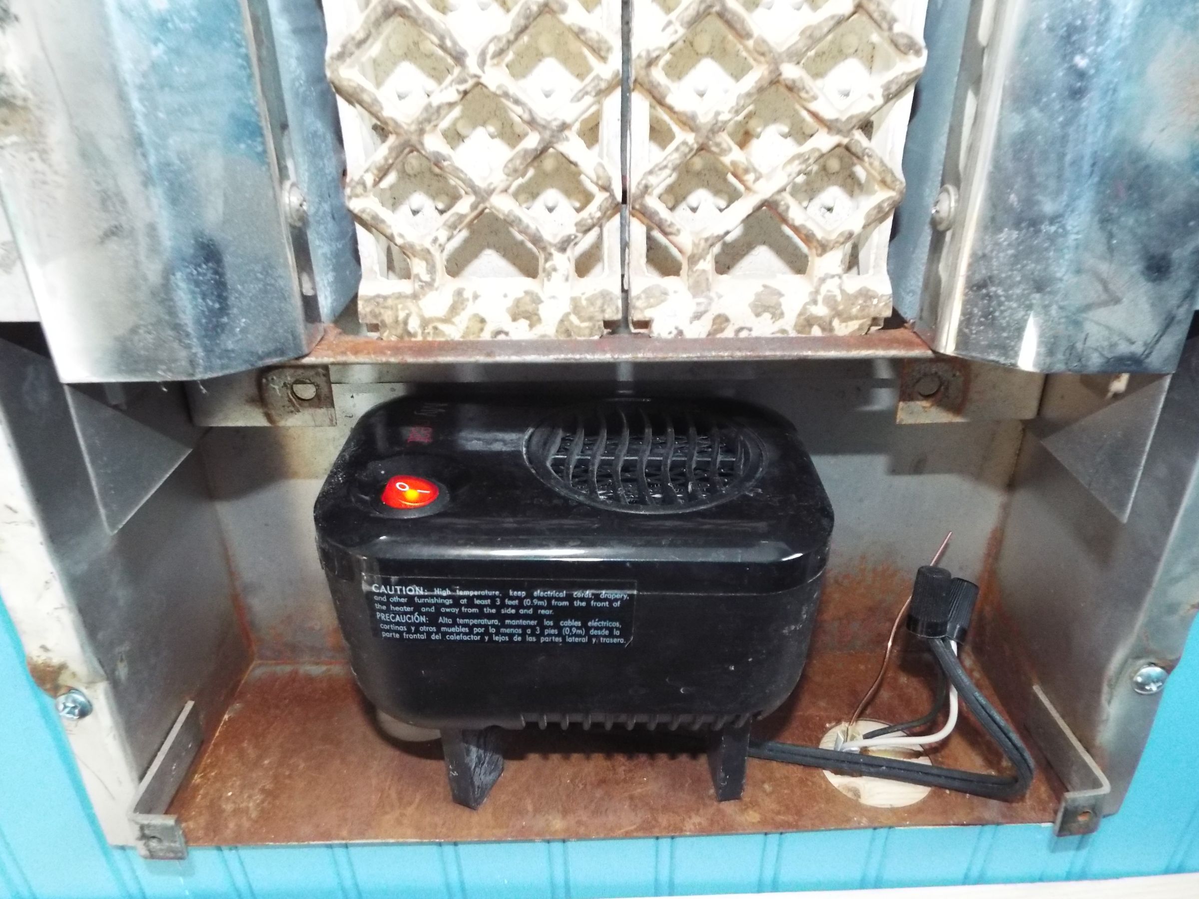 Convert Bathroom Gas Heater to Electric (UPDATED W/ Performance Data) 7 Steps (with Pictures