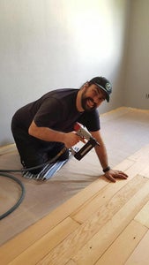 Vapor Barrier and New Floor Boards!