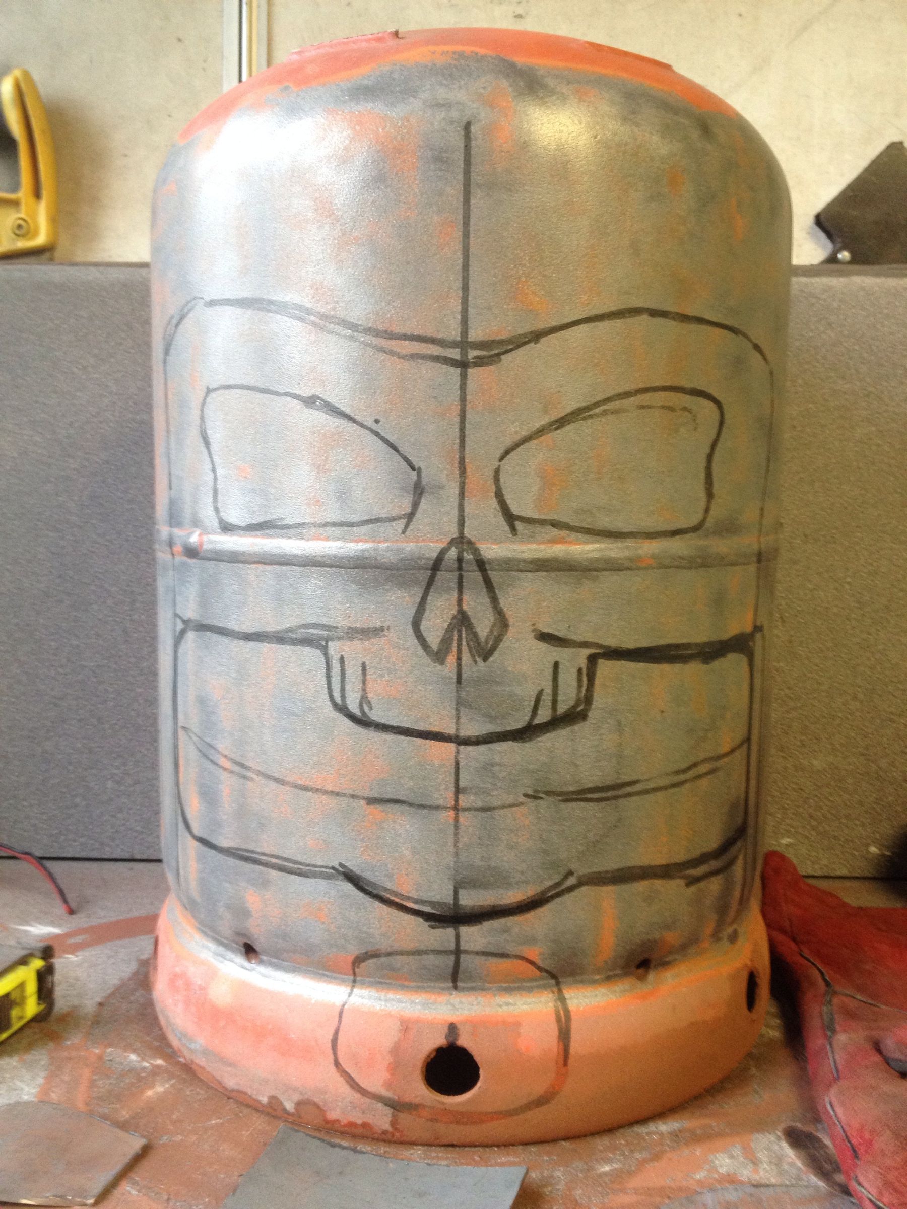 Terminator Gas Bottle Log Burner 11 Steps Instructables