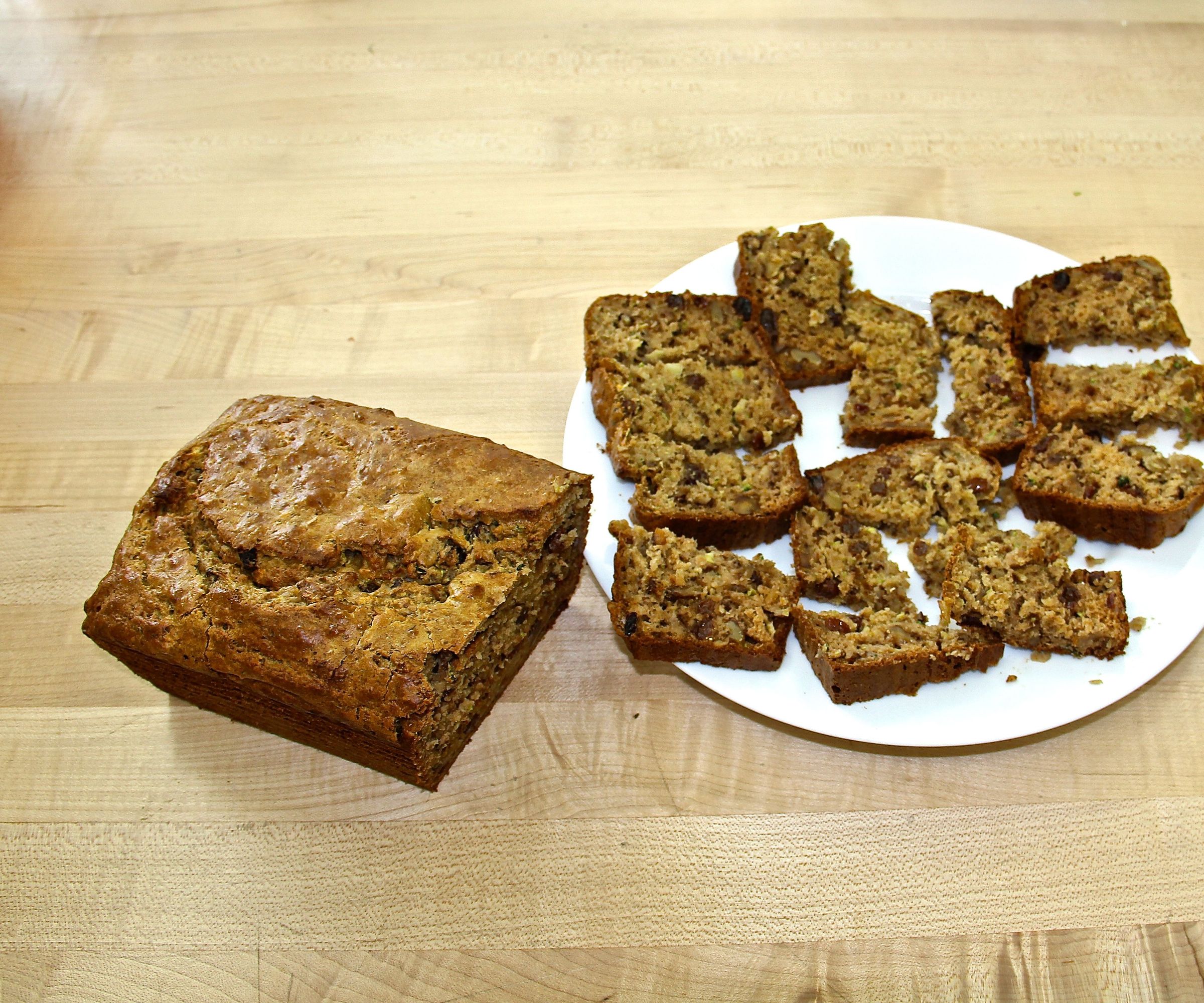 Pan De Calabacín (con Pasas Y Nueces)