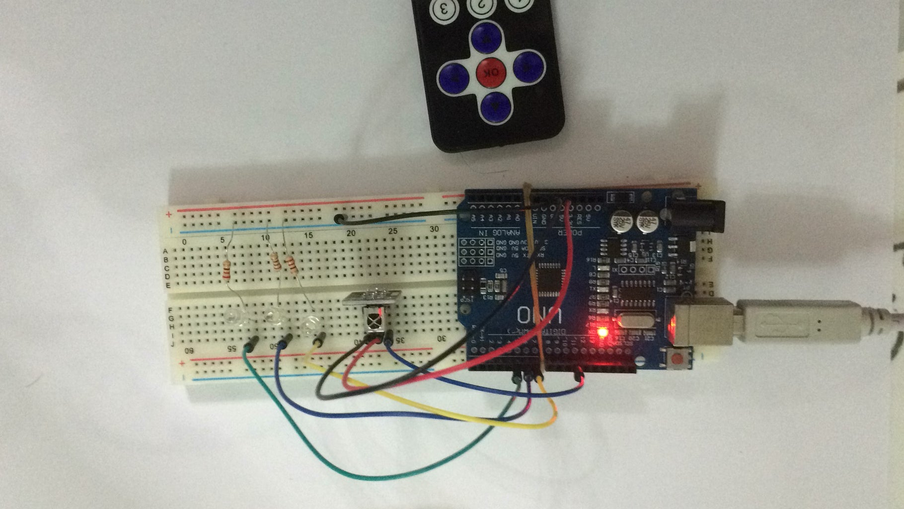  Arduino IR Remote Control Led