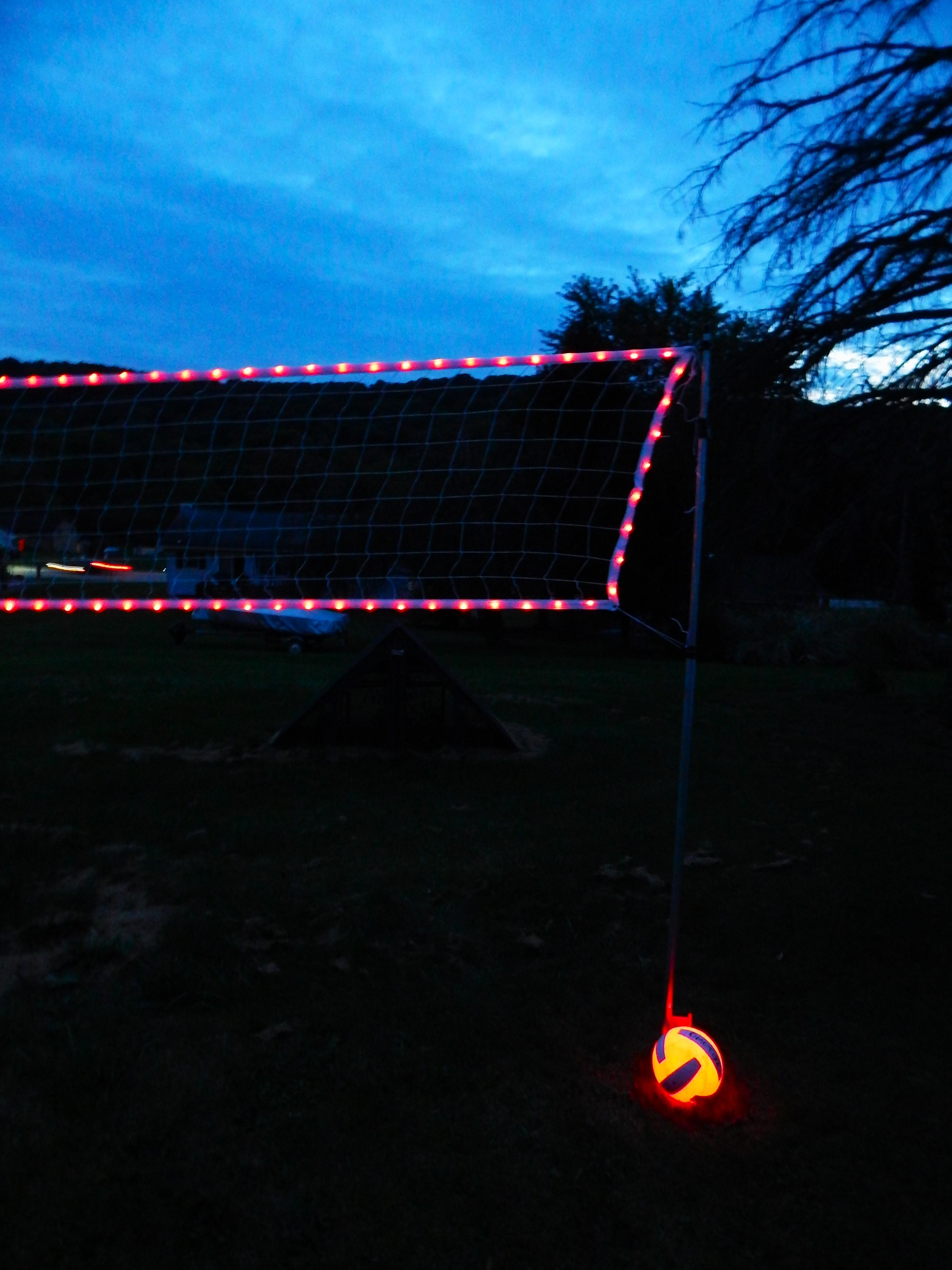 DIY LightUp Volleyball Net Mounting Kit 4 Steps Instructables