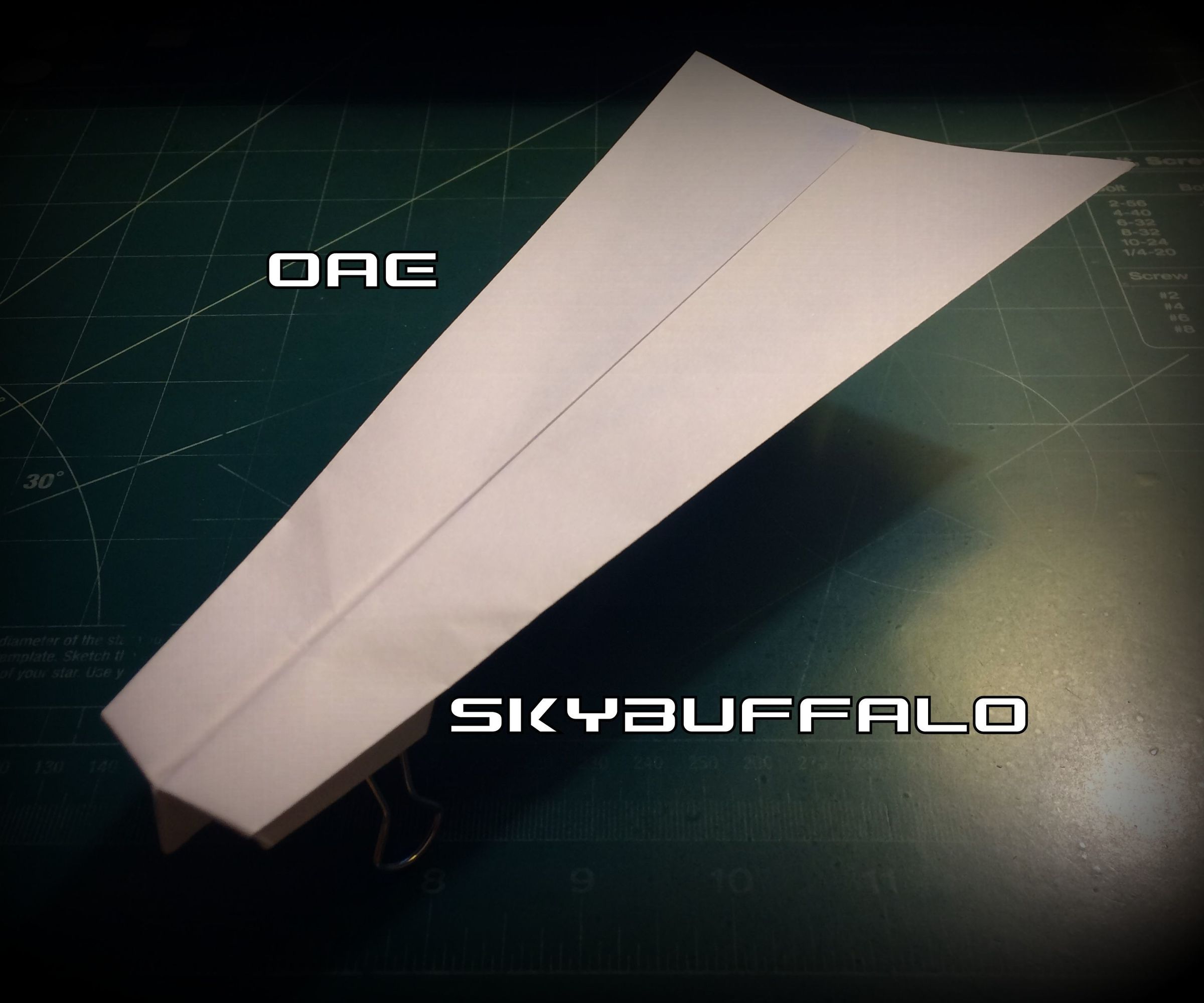 How to Make the SkyBuffalo Paper Airplane