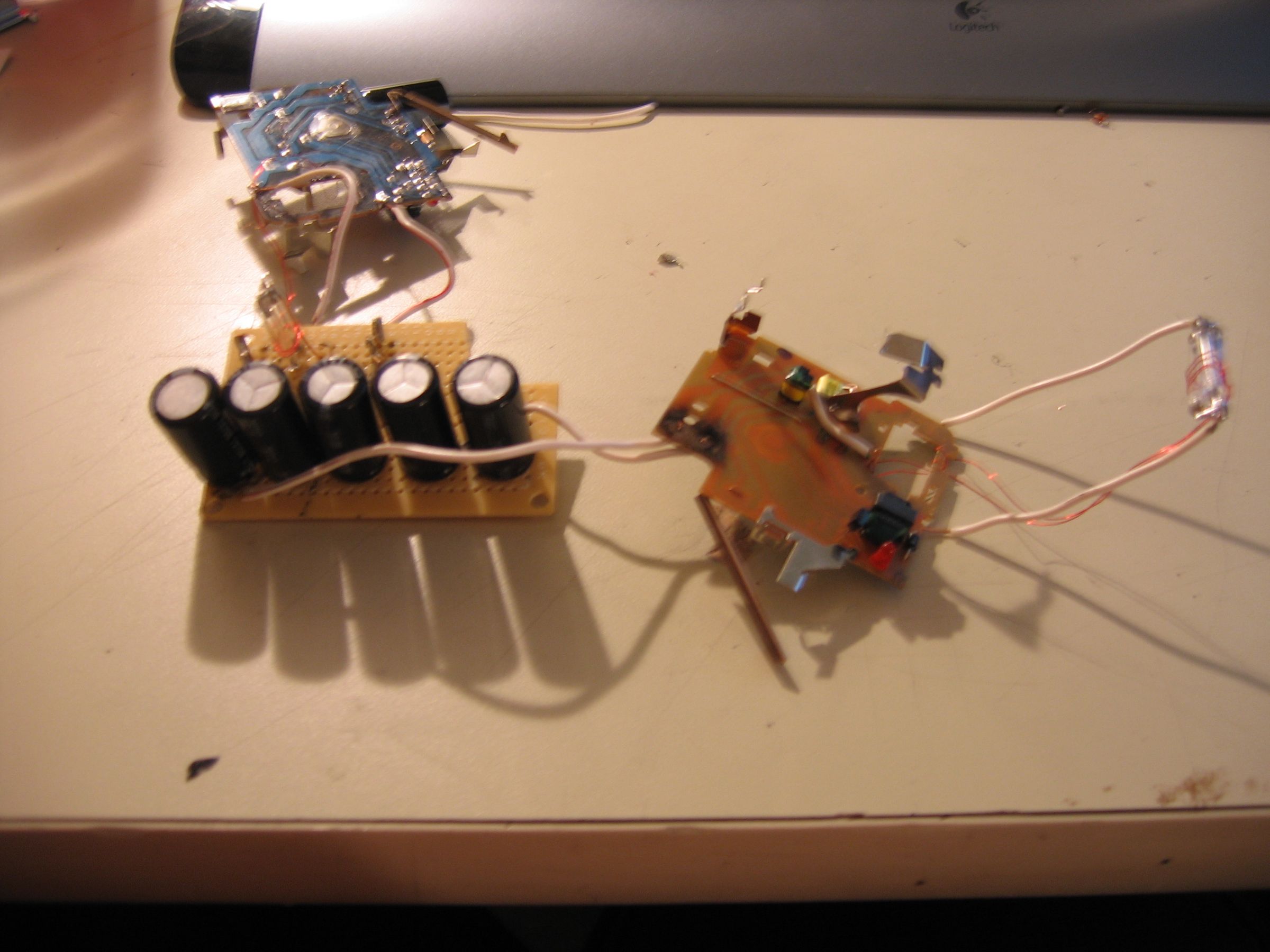 Externally Mount a Disposable Camera Flash Tube Onto Other Objects. 4