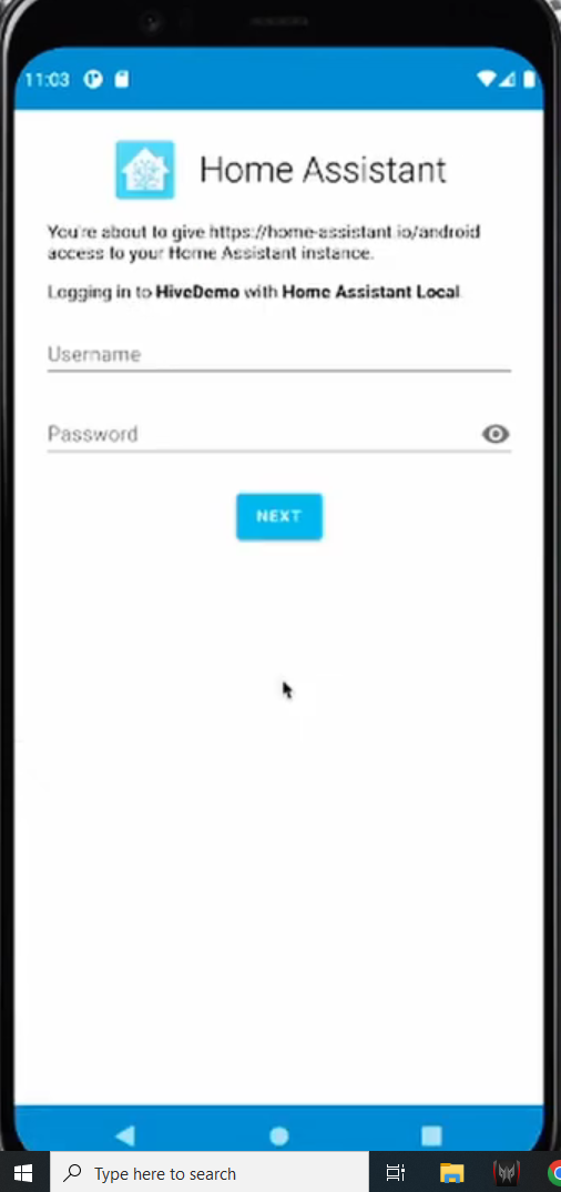Installing the Home Assistant App