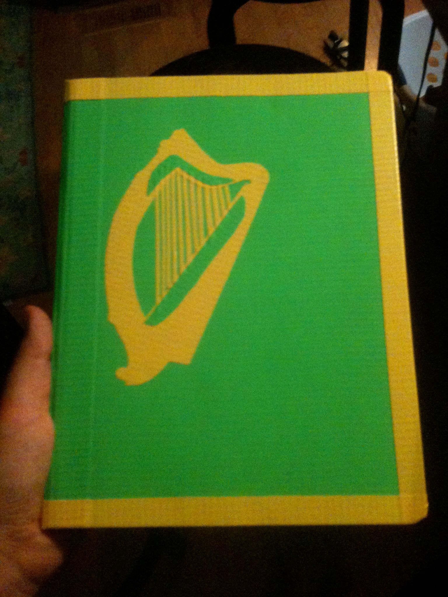 Academic Planner From a Composition Notebook, and Duck Duct Tape (Ireland Theme)