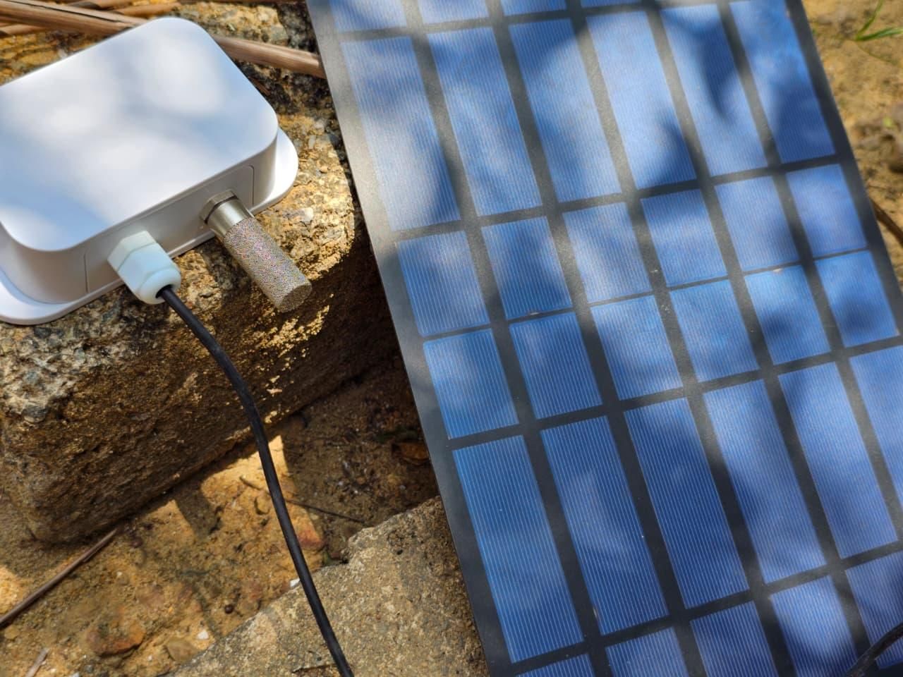 Testing Node with Solar Panel