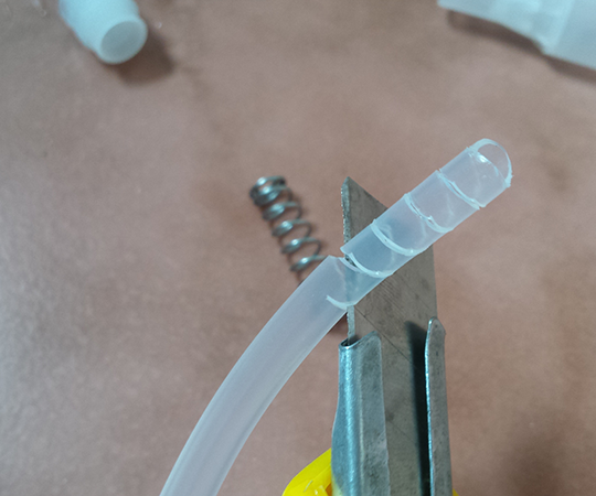 Making Spiral Wire Wrap Tube for Cable Organizing