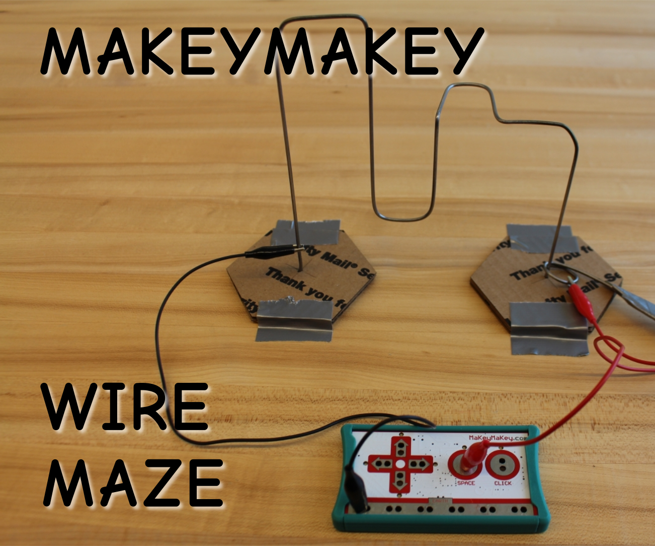 Make a MakeyMakey Wire Maze