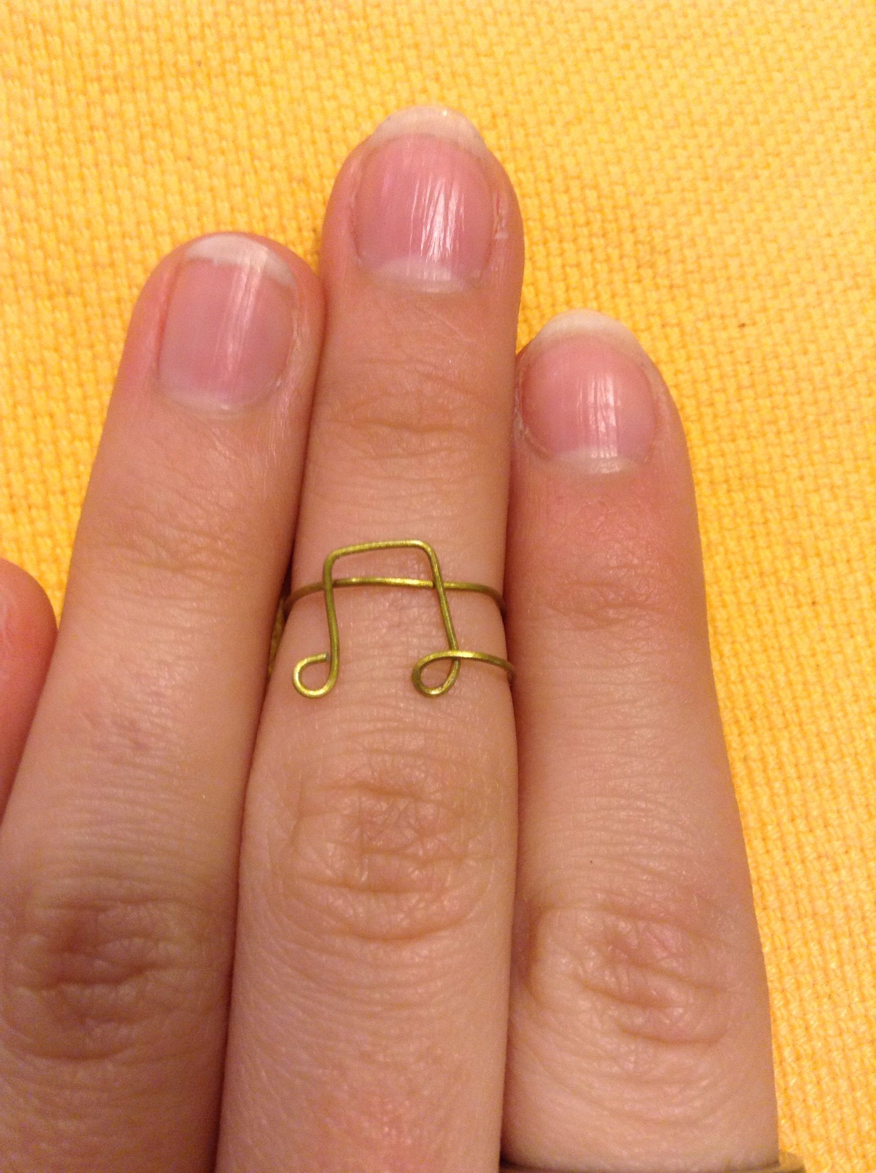 Music Note Ring