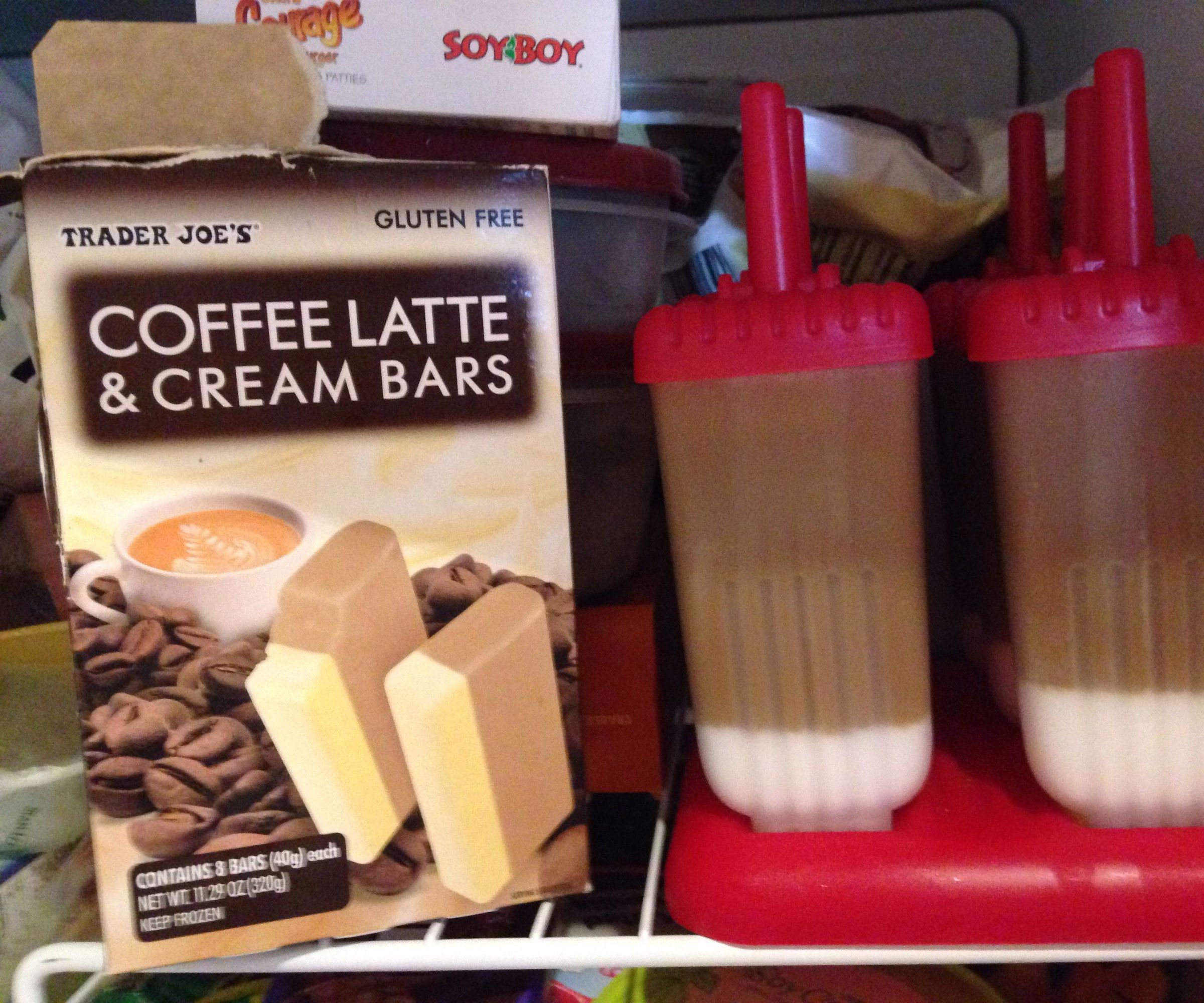 Coffee and Cream Popsicles