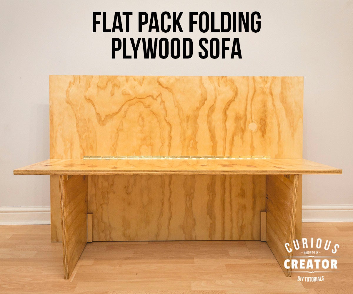 Flat Pack Folding Plywood Sofa 13 Steps (with Pictures) Instructables