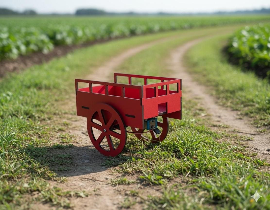 Laser-Cut Wagon for Horse-Shaped Robots