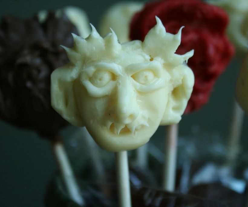 Turn Clay Into Chocolate Halloween Pops