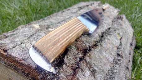 Make a Saw Blade Knife With Plywood Handle