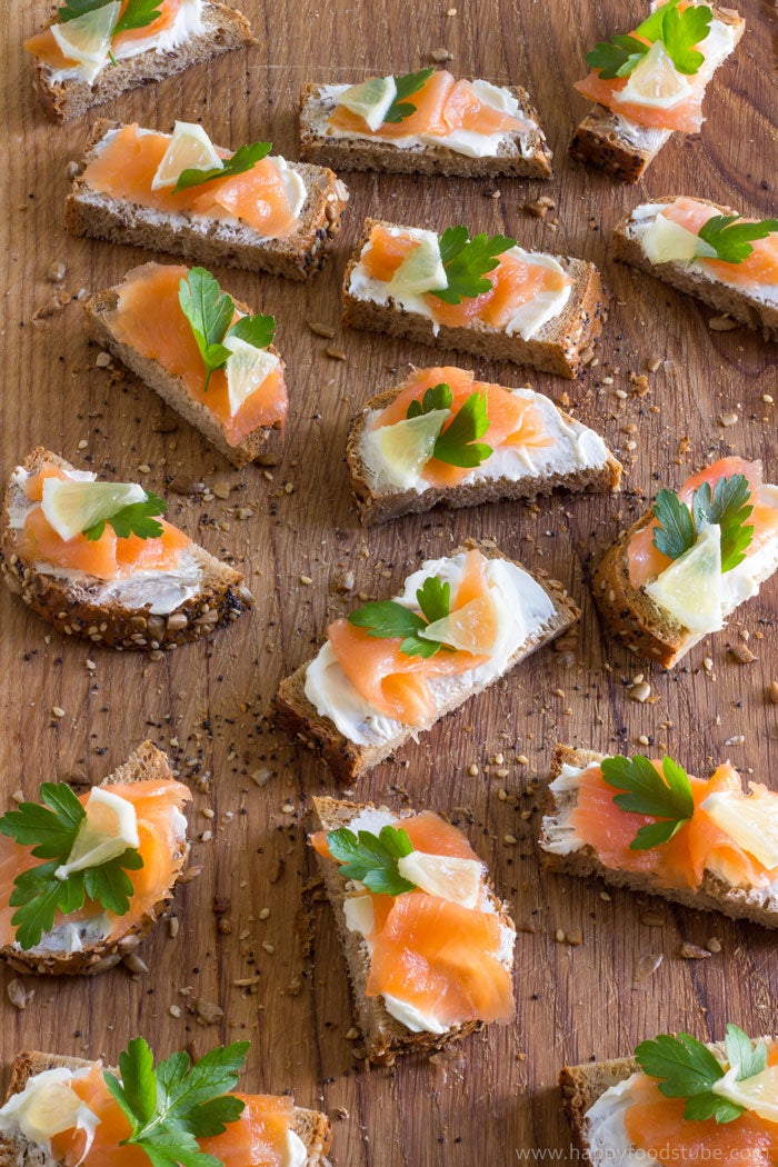 Easy Smoked Salmon Bites
