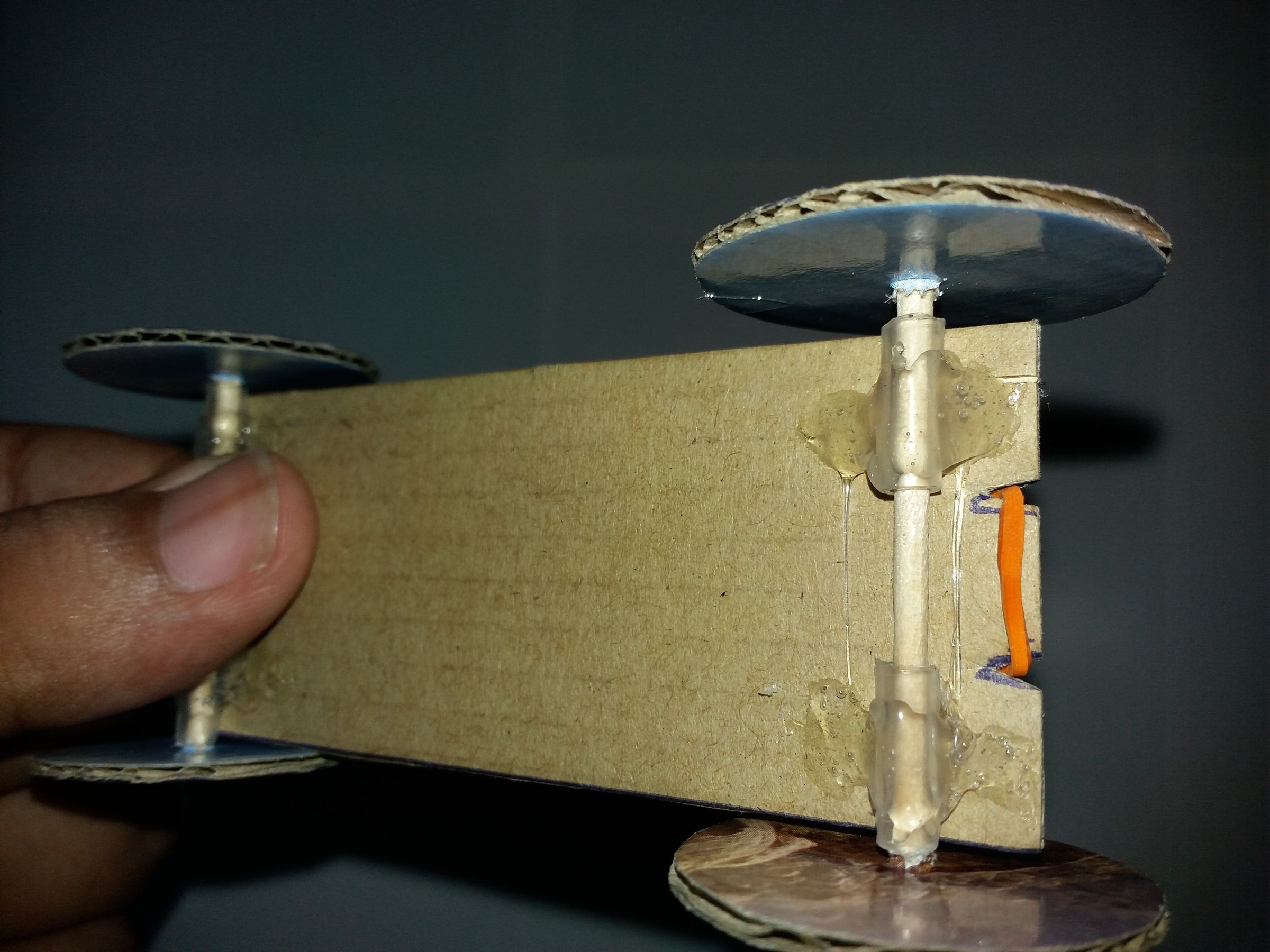 Cardboard Rubberband Car : 8 Steps - Instructables