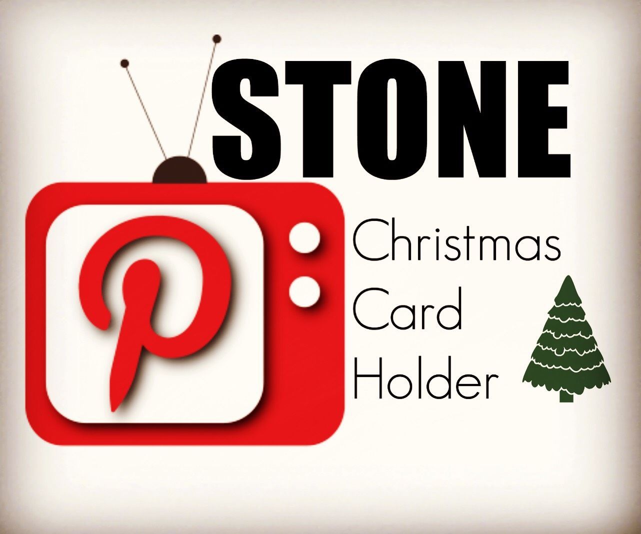 How to Pinterest; Christmas Card Holder