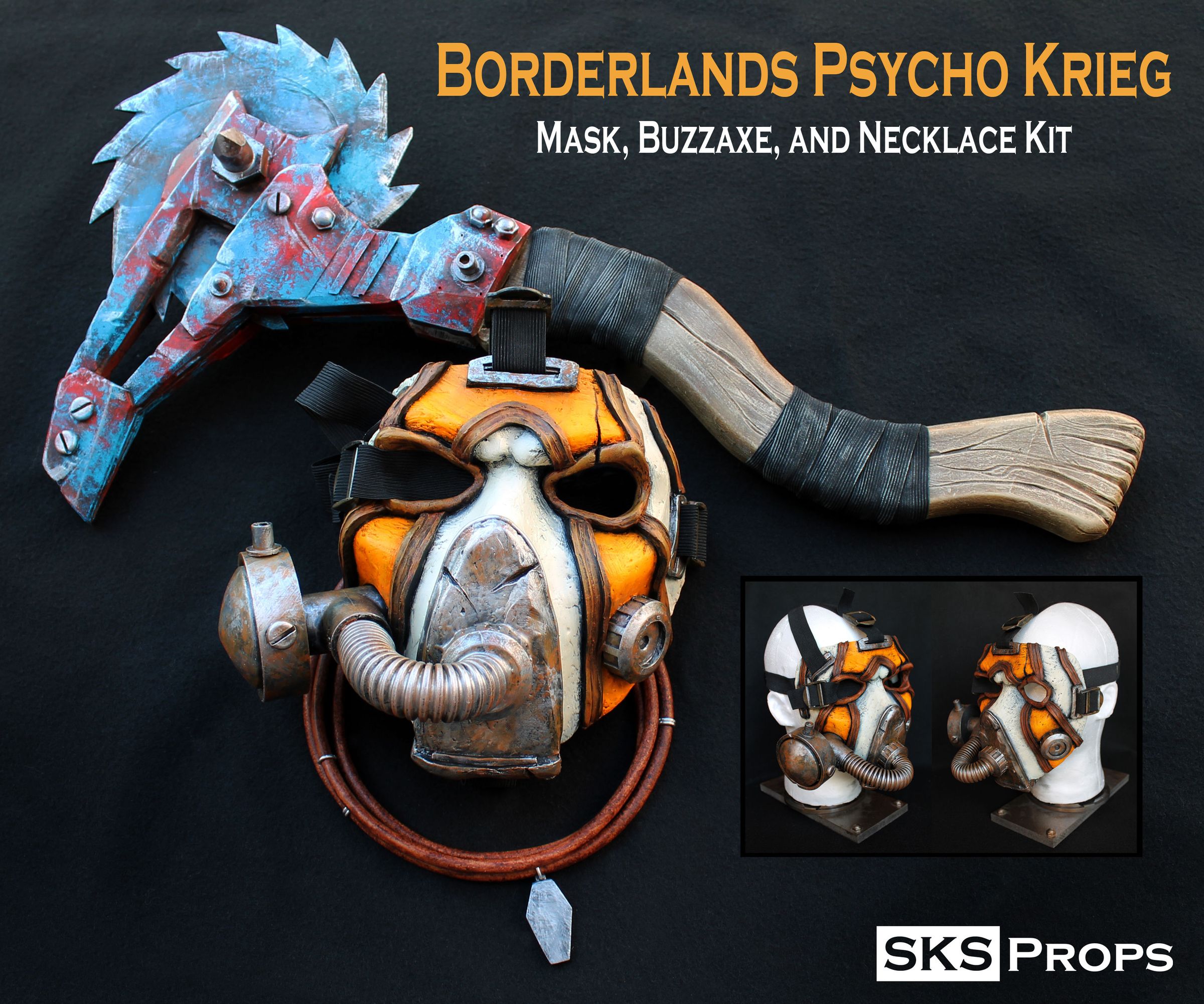 Borderlands - Krieg's Buzzaxe Cosplay Prop