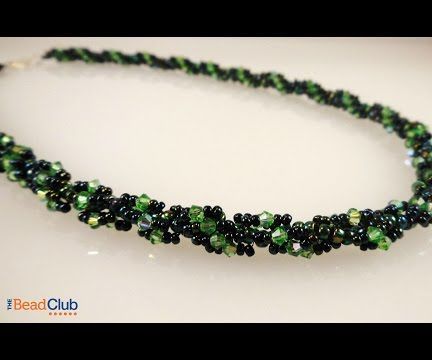 Sparkling Spiral Rope Necklace Video Tutorial