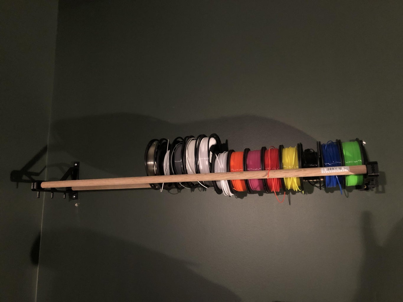 Filament Storage Rack : 3 Steps - Instructables