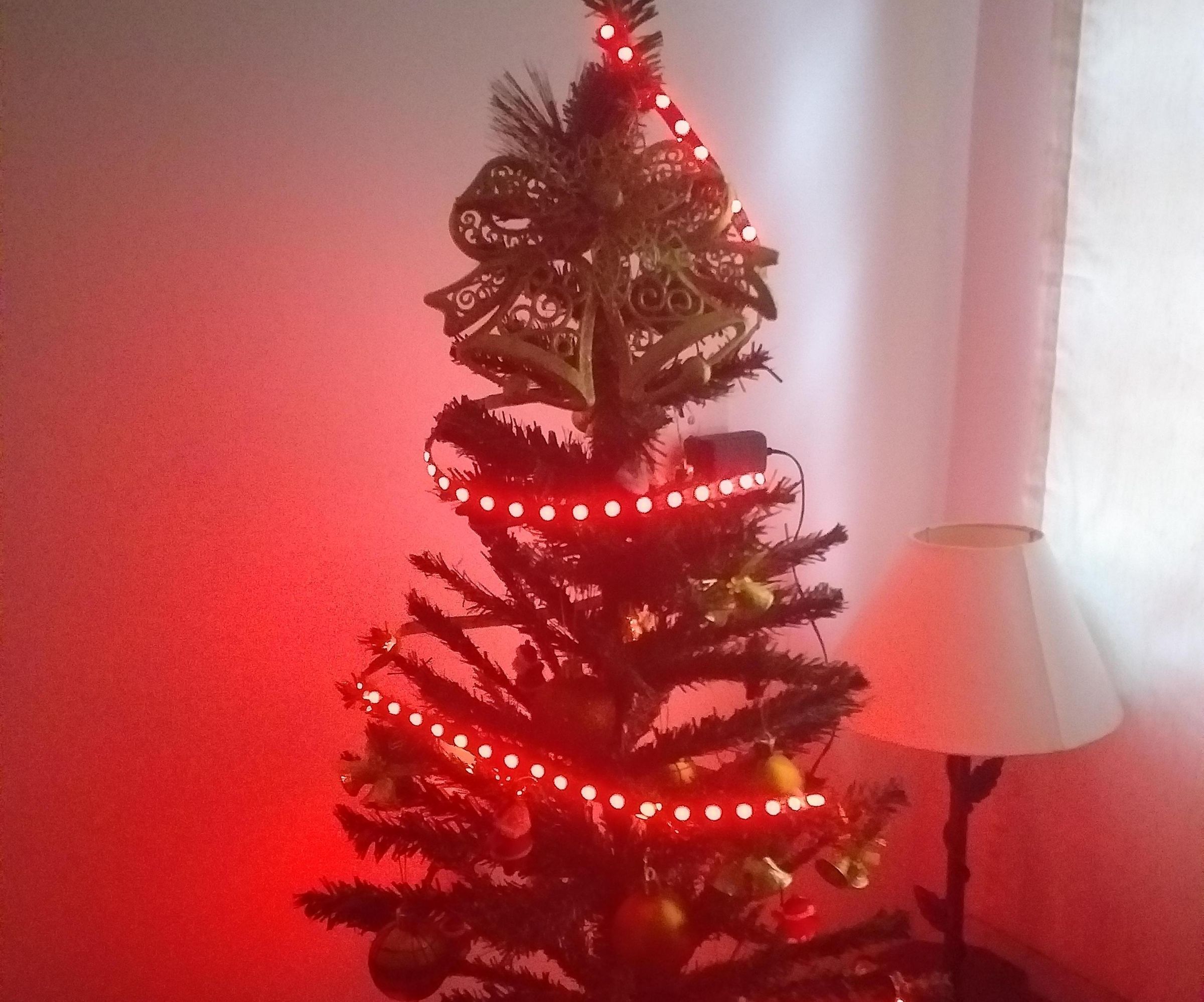 Bluetooth Controlled NeoPixel Christmas Tree