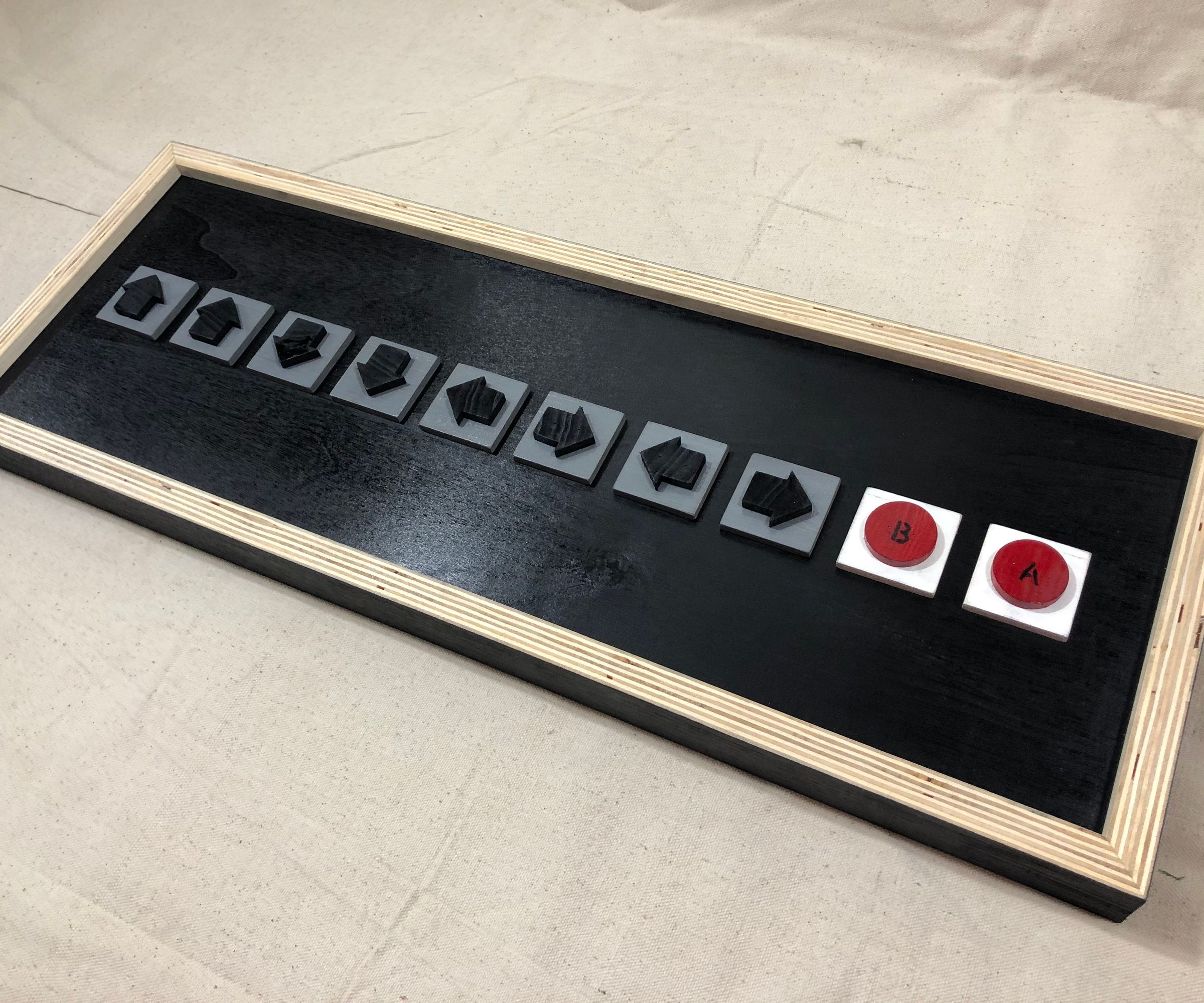 Konami Code Wall Art